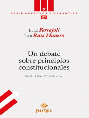 cover image of Un debate sobre principios constitucionales